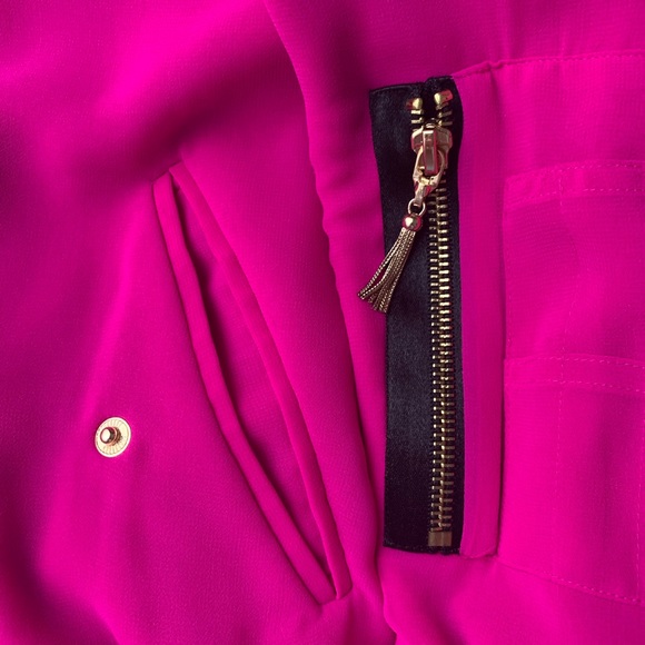 Hot pink JUICY COUTURE bomber jacket SMALL - Picture 7 of 10